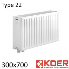 Радиатор стальной KOER 22 300х700 нижнее подключение