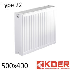 Радіатор сталевий KOER 22 500х400 бічне підключення