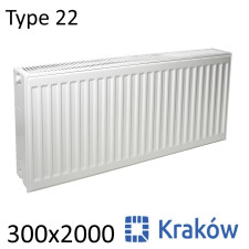 Радиатор стальной KRAKOW 22 300х2000 боковое подключение