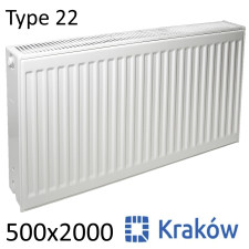 Радиатор стальной KRAKOW 22 500х2000 боковое подключение