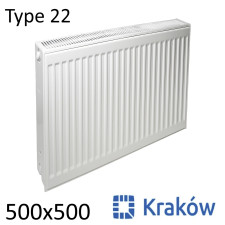 Радіатор сталевий KRAKOW 22 500х500 бічне підключення