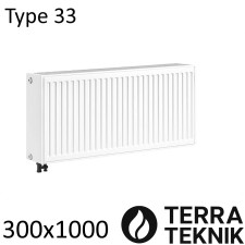 Радиатор стальной TERRA-TEKNIK 33 300х1000 нижнее подключение