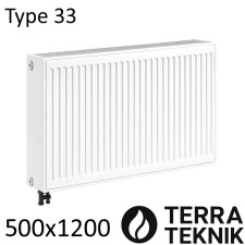 Радиатор стальной TERRA-TEKNIK 33 500х1200 нижнее подключение