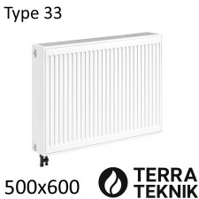 Радиатор стальной TERRA-TEKNIK 33 500х600 нижнее подключение