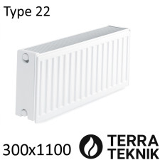 Радиатор стальной TERRA teknik Тип 22 300х1100 боковое подключение