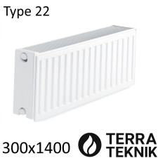 Радиатор стальной TERRA teknik Тип 22 300х400 боковое подключение