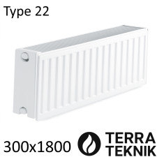 Радиатор стальной TERRA teknik Тип 22 300х1800 боковое подключение