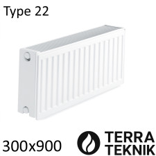Радиатор стальной TERRA teknik Тип 22 300х900 боковое подключение
