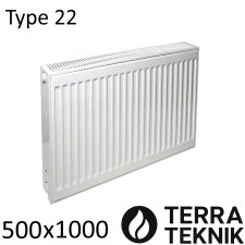 Радіатор сталевий TERRA teknik Тип 22 500х1000 бічне підключення