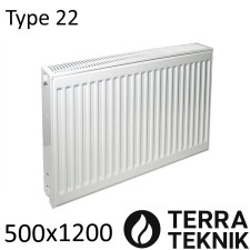Радіатор сталевий TERRA teknik Тип 22 500х1200 бічне підключення