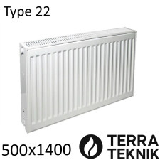 Радіатор сталевий TERRA teknik Тип 22 500х1400 бічне підключення