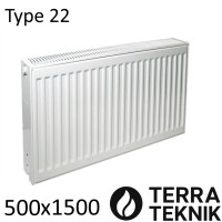 Радіатор сталевий TERRA teknik Тип 22 500х1500 бічне підключення
