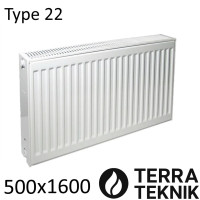 Радіатор сталевий TERRA teknik Тип 22 500х1600 бічне підключення