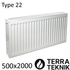 Радіатор сталевий TERRA teknik Тип 22 500х2000 бічне підключення
