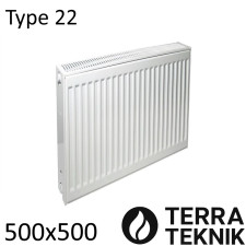 Радіатор сталевий TERRA teknik Тип 22 500х500 бічне підключення