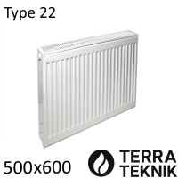 Радіатор сталевий TERRA teknik Тип 22 500х600 бічне підключення