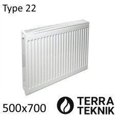 Радіатор сталевий TERRA teknik Тип 22 500х700 бічне підключення