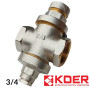 Редуктор тиску поршневий 3/4 Koer 1252 (стандарт)