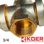Редуктор тиску поршневий 3/4 Koer 1252 (стандарт)