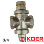 Редуктор тиску поршневий 3/4 Koer 1252 (стандарт)