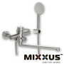 Змішувач для ванни MIXXUS нержавіюча сталь одноважільний EURO довгий вилив #26