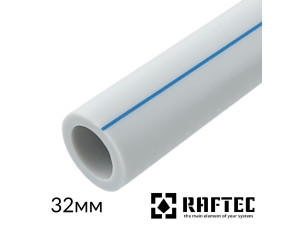 ППР Труба для пайки 32 мм RAFTEC PN20 водопровідна 5,4мм