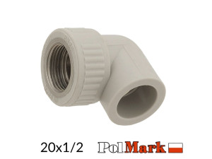 Уголок 20х1/2 внутренняя резьба POLMARK PPR