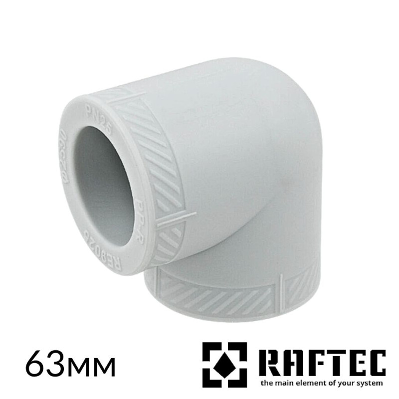 Угол полипропиленовый 63/90 Raftec