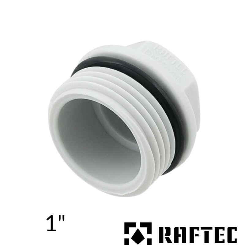 Заглушка пластиковая резьбовая 1 дюйм Raftec