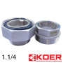 Американка латунная 1,1/4" KOER