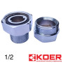 Американка 1/2 KOER Хромированная
