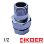Американка 1/2 KOER Хромированная