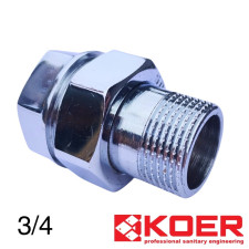 Американка 3/4 KOER Хромована