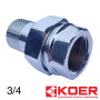 Американка 3/4 KOER Хромована