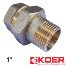 Американка 1" KOER Без покриття