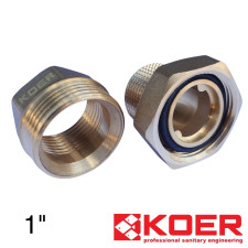 Американка 1" KOER Без покриття