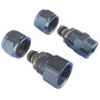 Муфта металлопластиковая 16-1/2в обжимная цанга SD FORTE PREMIUM