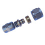 Муфта металлопластиковая 16-1/2н обжимная цанга SD FORTE PREMIUM