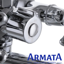 Змішувач для ванни ARMATA вентильний довгий ніс EURO телефон #1