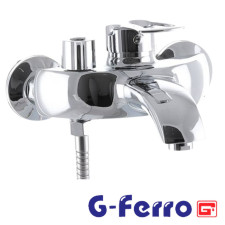 Смеситель для ванны монолит G-FERRO HANSBERG рычаг EURO #11