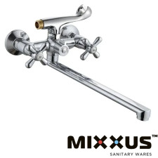 Змішувач для ванни довгий ніс MIXXUS PREMIUM DOMINOX вентиль EURO телефон #25