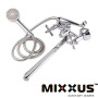 Смеситель для ванны длинный нос MIXXUS PREMIUM DOMINOX вентиль EURO телефон #25