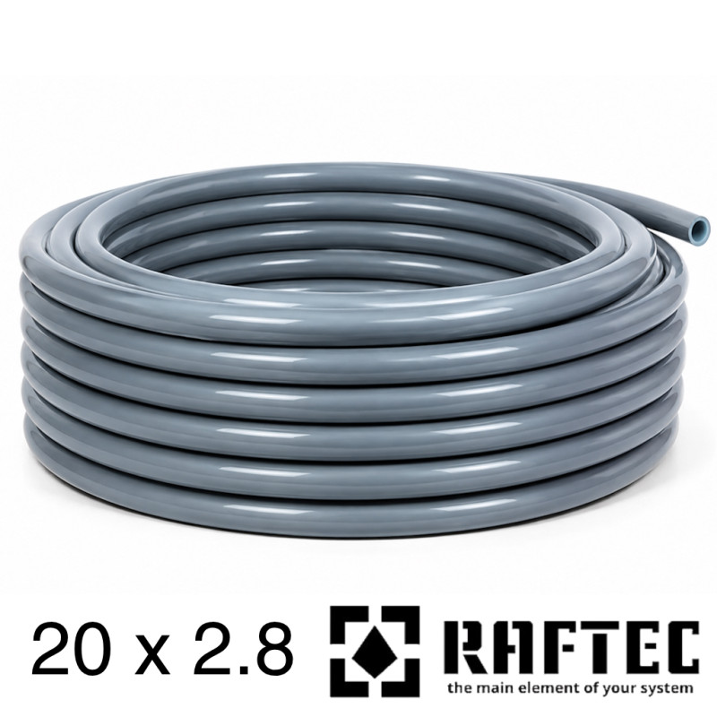 Труба 20×2,8 мм PEX-A для натяжного фитинга Raftec PUSH
