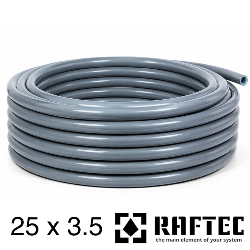 Труба 25×3,5 мм PEX-A для натяжного фитинга Raftec PUSH