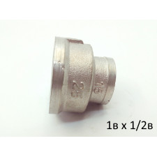 Переходник Муфта 1в – 1/2в – Никель LEXLINE