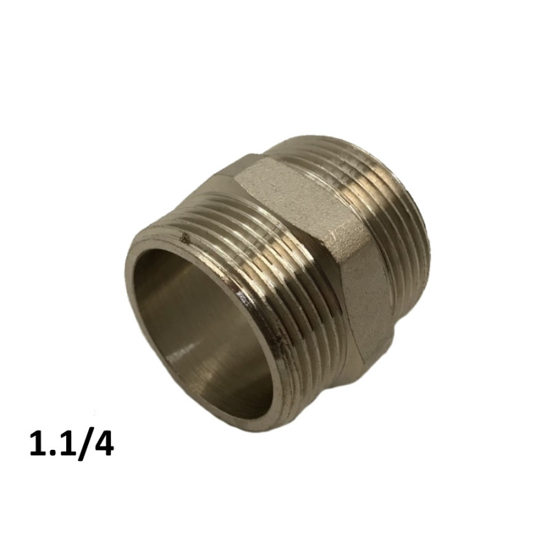 Ниппель никелированный 1,1/4 LEXLINE