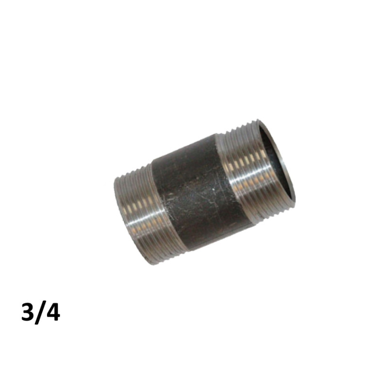 Ниппель стальной 3/4" ду20 бочонок