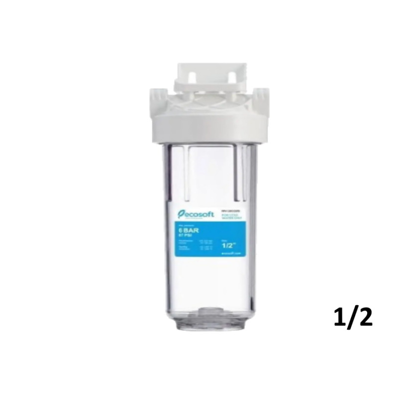 Колба фильтр Ecosoft 1/2 холодная 250мм 6атм