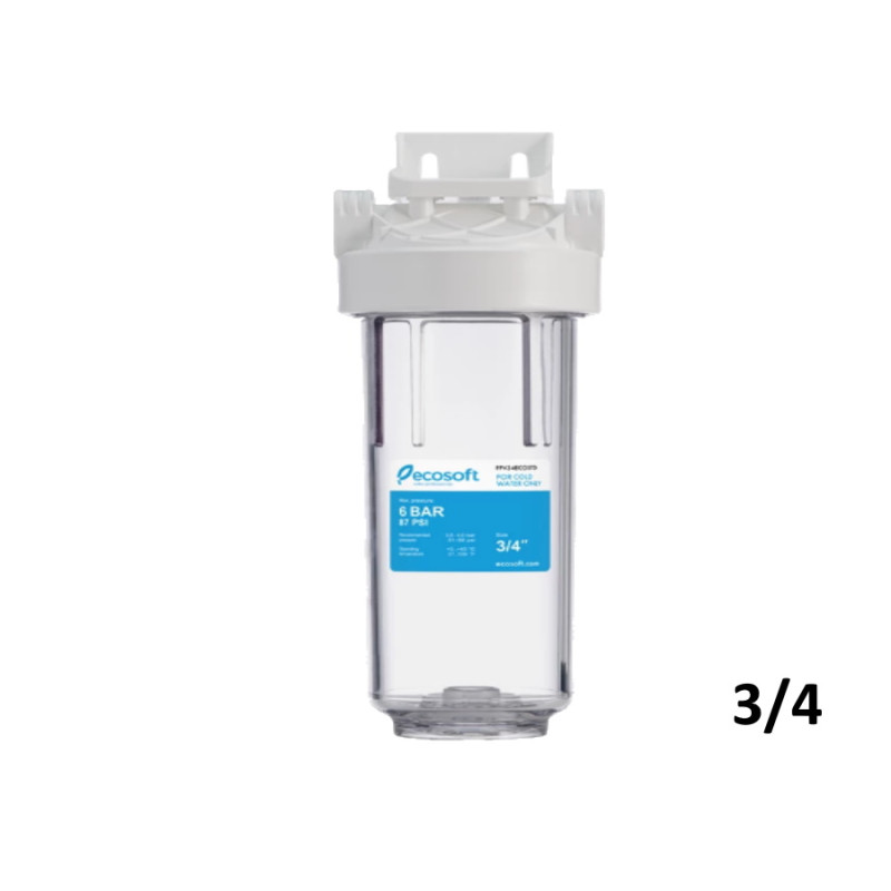 Колба фильтр Ecosoft 3/4 холодная 250мм 6атм