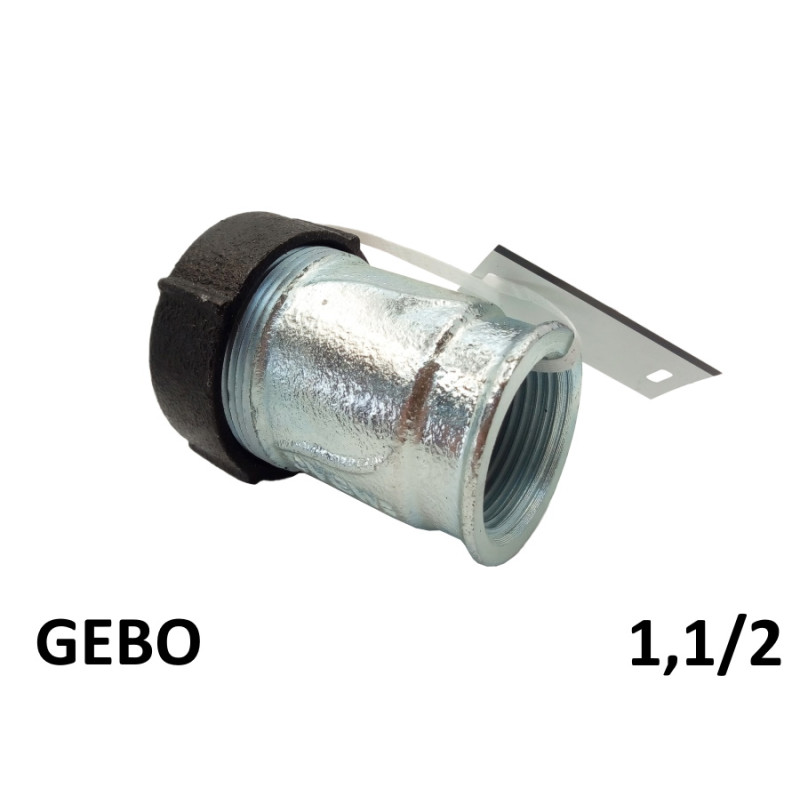 Затискна муфта GEBO QUICK QO 1,1/2 внутрішнє різьблення